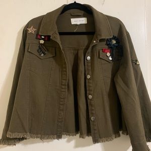 Anthropologie Guest Editor Military Jacket